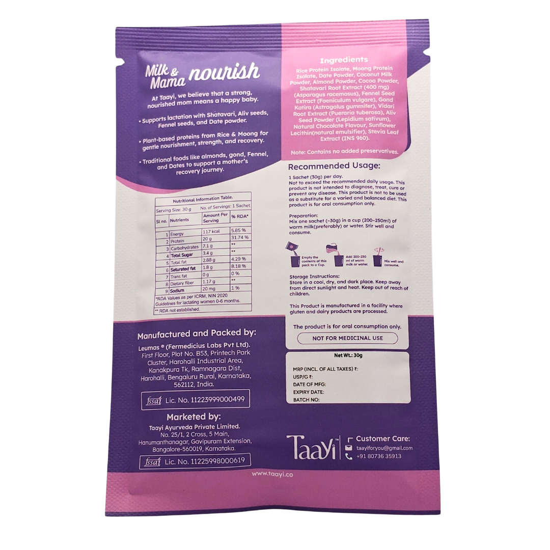 Milk & Mama Nourish - Protein and herbs for lactation support and recovery in Postpartum